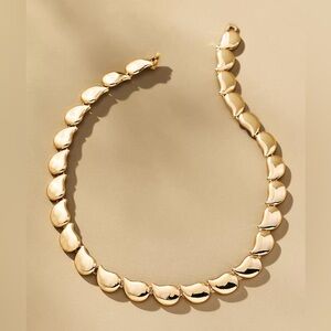 Anthropologie Gold Statement Necklace